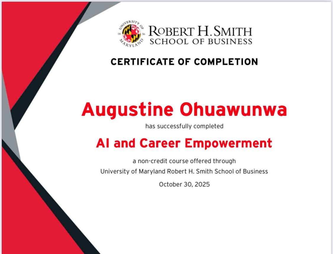 Certificate in AI and Career Empowerment